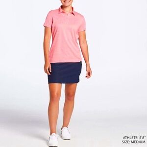 Lady Hagen Pink Short Sleeve Polo